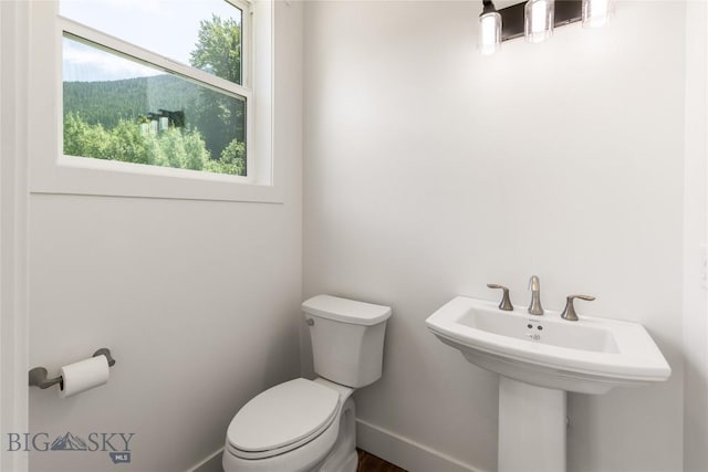 189 Blue Creek Rd, Heron, MT 59844 - bathroom featuring toilet and a sink