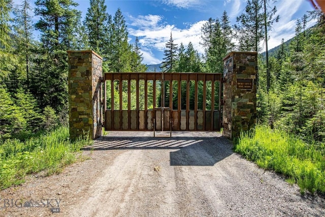 189 Blue Creek Rd, Heron, MT 59844 - view of gate
