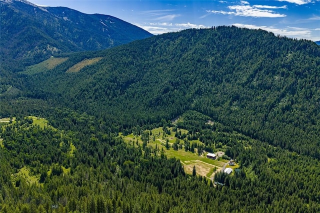 189 Blue Creek Rd, Heron, MT 59844 - mountain view with a forest
