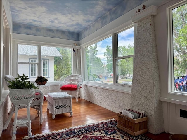 108 S 8th St, Livingston, MT 59047 - sunroom / solarium featuring plenty of natural light and wood finished floors