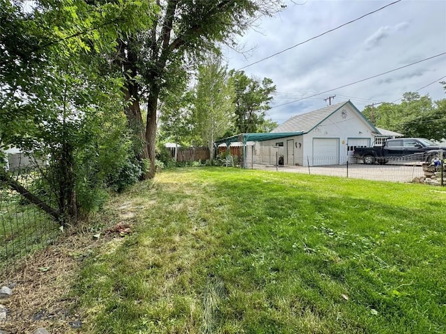 108 S 8th St, Livingston, MT 59047 - view of yard featuring a garage