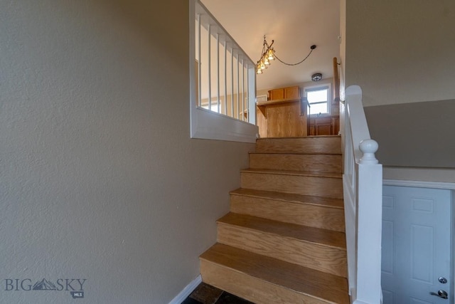 3 Evening Star Dr, Emigrant, MT 59027 - staircase featuring baseboards