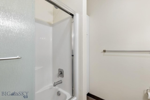 142 Albrey Trl Unit C, Bozeman, MT 59718 - full bathroom with bath / shower combo with glass door