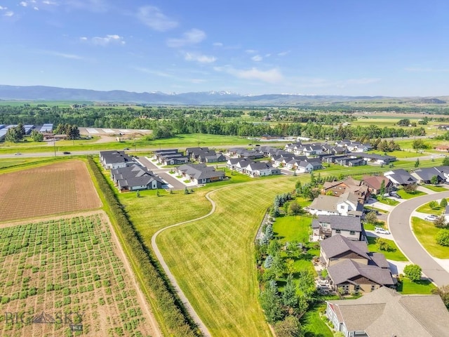 142 Albrey Trl Unit C, Bozeman, MT 59718 - aerial view of residential area with a mountain backdrop