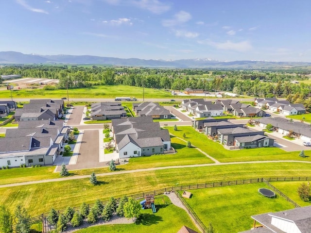 142 Albrey Trl Unit C, Bozeman, MT 59718 - aerial perspective of suburban area with a mountainous background