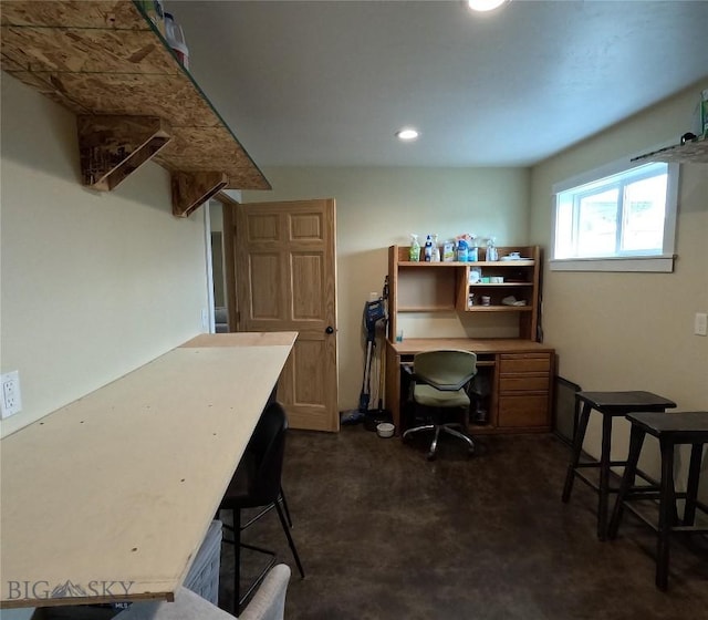 701 Barnett St, Dillon, MT 59725 - office area featuring recessed lighting