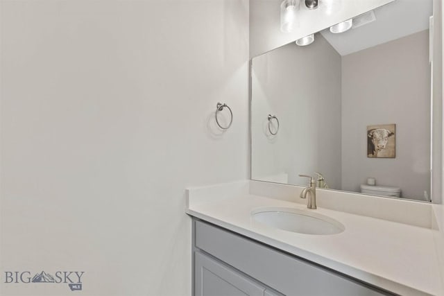 5197 Samantha Ln Unit B, Bozeman, MT 59718 - bathroom with vanity and toilet