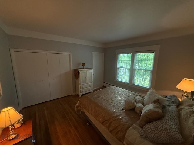 2821 Edwards, Butte, MT 59701 - bedroom featuring wood finished floors