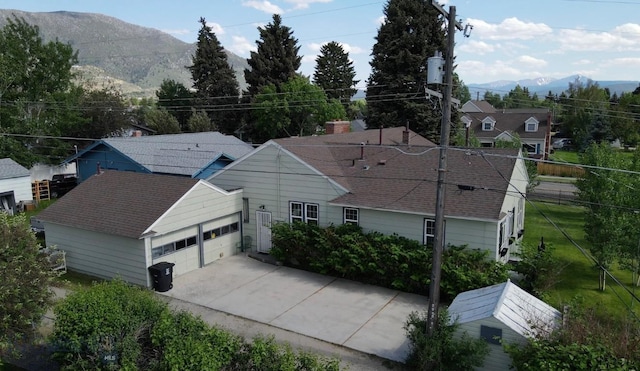 2821 Edwards, Butte, MT 59701 - view from above of property featuring a mountain backdrop