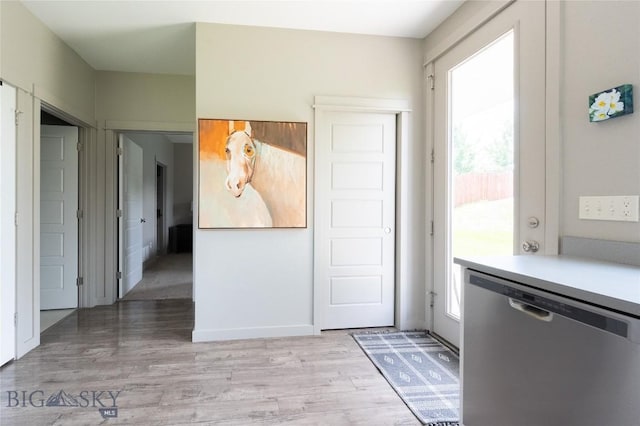 4454 Shadow Gln, Bozeman, MT 59718 - foyer featuring plenty of natural light and light wood-type flooring