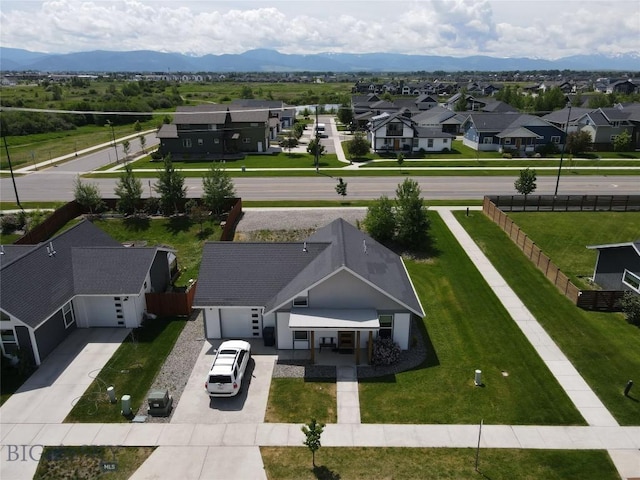 4454 Shadow Gln, Bozeman, MT 59718 - aerial view of residential area with a mountain backdrop