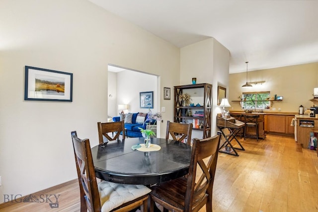 2801 W Villard St, Bozeman, MT 59718 - dining area featuring light wood finished floors
