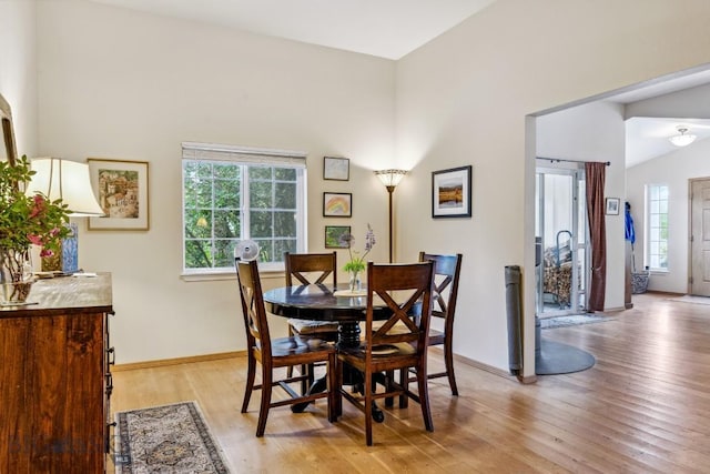 2801 W Villard St, Bozeman, MT 59718 - dining area featuring light wood-type flooring and plenty of natural light