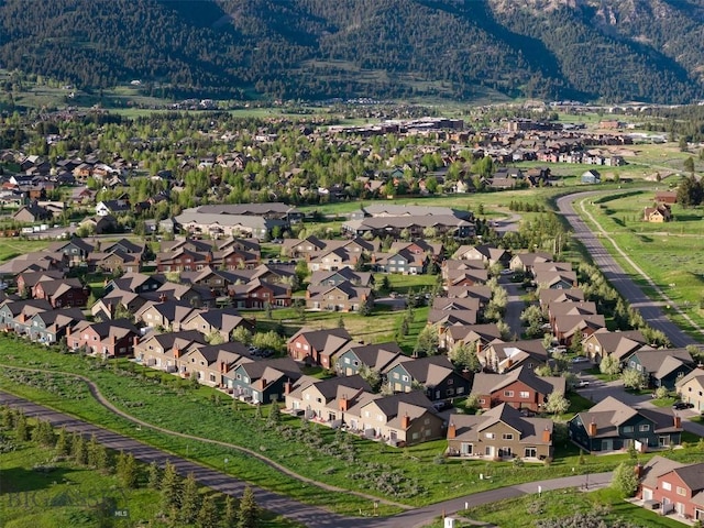 456 Firelight, Big Sky, MT 59716 - aerial view of a mountainous background