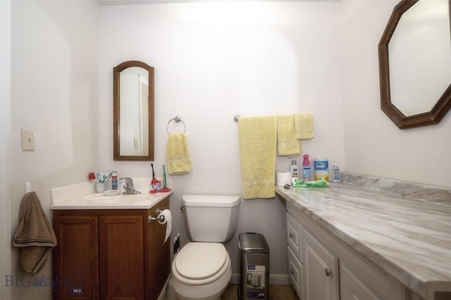 312 S California, Dillon, MT 59725 - half bathroom featuring vanity and toilet