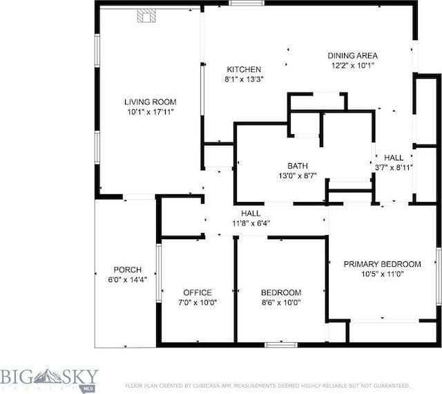 312 S California, Dillon, MT 59725 - view of home floor plan