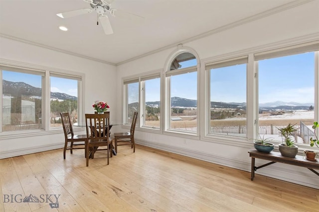 10423 Bridger Canyon Rd, Bozeman, MT 59715 - sunroom featuring a mountain view
