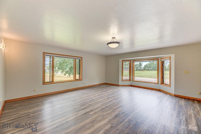 620 Higgins, Deer Lodge, MT 59722 - empty room featuring plenty of natural light and wood finished floors