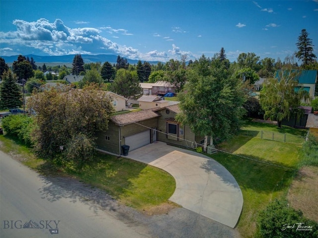 620 Higgins, Deer Lodge, MT 59722 - view from above of property featuring a mountainous background