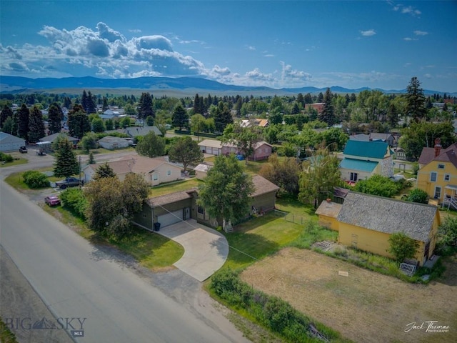 620 Higgins, Deer Lodge, MT 59722 - aerial perspective of suburban area featuring mountains