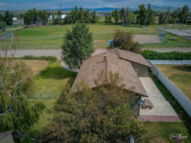 620 Higgins, Deer Lodge, MT 59722 - view from above of property with mountains