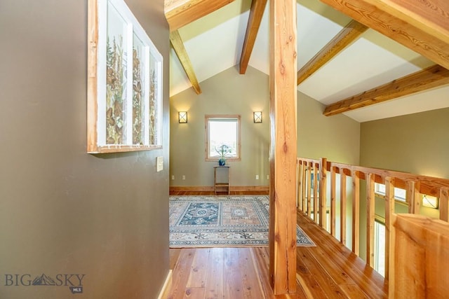 241 Aspen Loop Rd, West Yellowstone, MT 59758 - hall featuring wood-type flooring