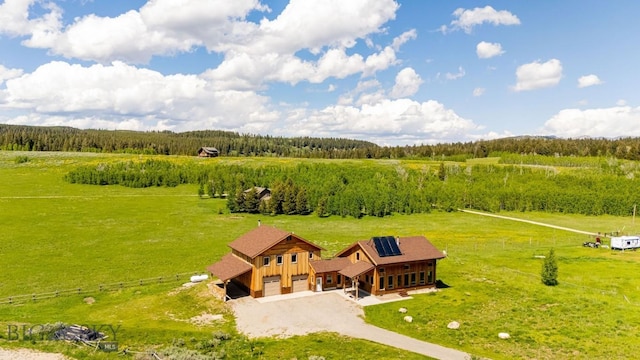 241 Aspen Loop Rd, West Yellowstone, MT 59758 - overview of rural landscape with a forest