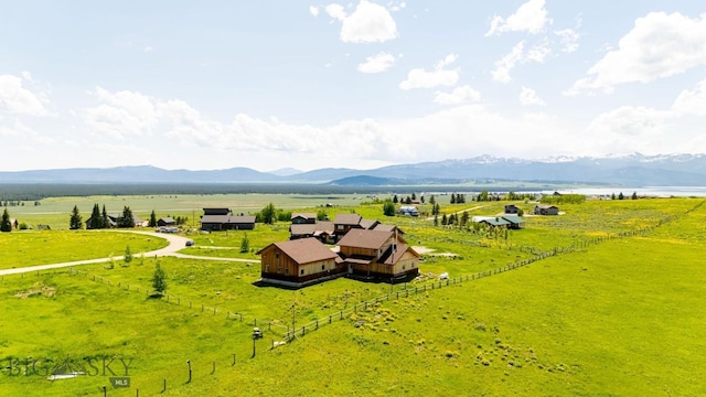 241 Aspen Loop Rd, West Yellowstone, MT 59758 - aerial view of sparsely populated area featuring agricultural land and mountains