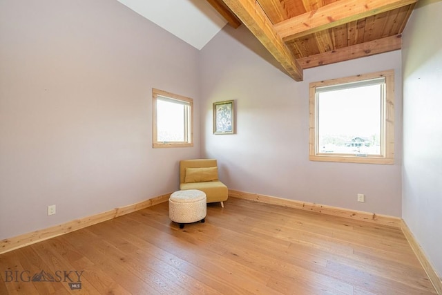 241 Aspen Loop Rd, West Yellowstone, MT 59758 - unfurnished room with light wood-style floors and wood ceiling