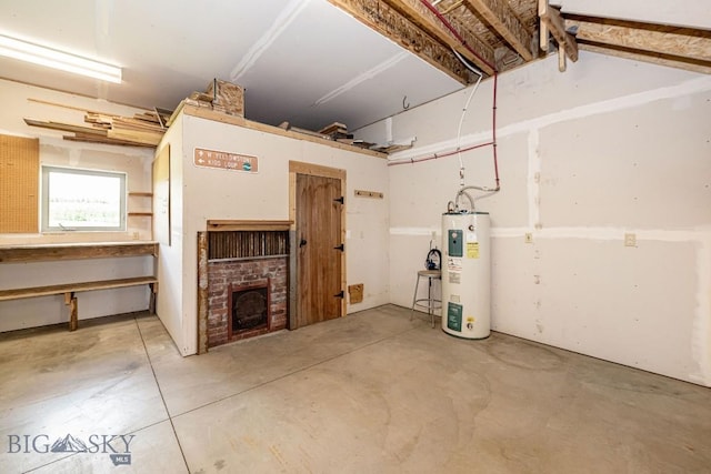 241 Aspen Loop Rd, West Yellowstone, MT 59758 - garage with electric water heater