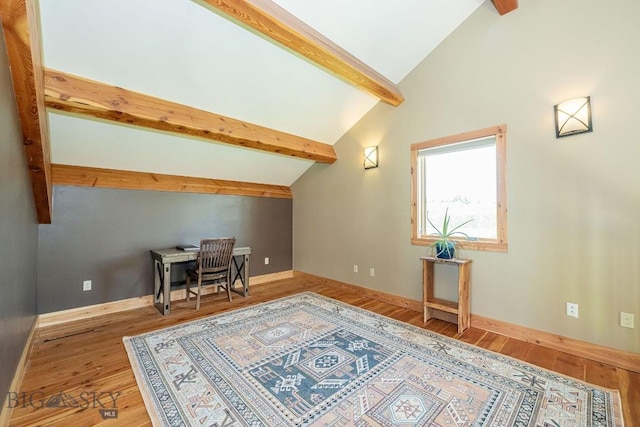 241 Aspen Loop Rd, West Yellowstone, MT 59758 - office area with wood finished floors