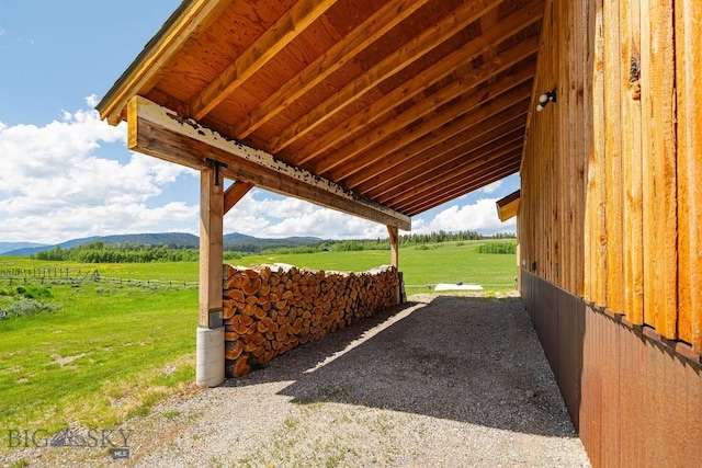 241 Aspen Loop Rd, West Yellowstone, MT 59758 - view of green lawn with a view of rural / pastoral area and a mountain view