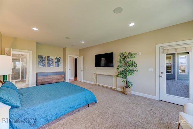 960 Strawberry, Helena, MT 59601 - carpeted bedroom with baseboards and recessed lighting