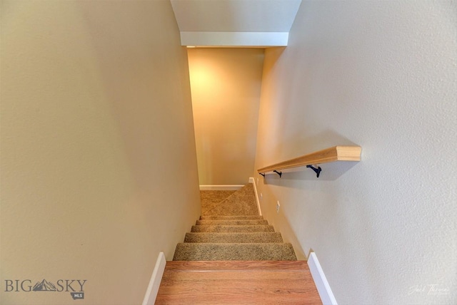 960 Strawberry, Helena, MT 59601 - stairway with baseboards