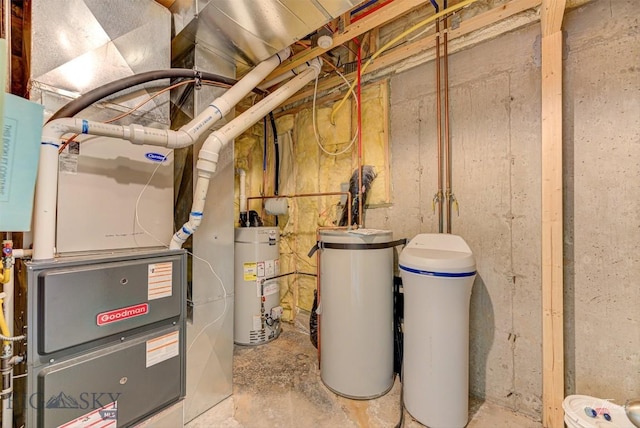 960 Strawberry, Helena, MT 59601 - utility room with secured water heater