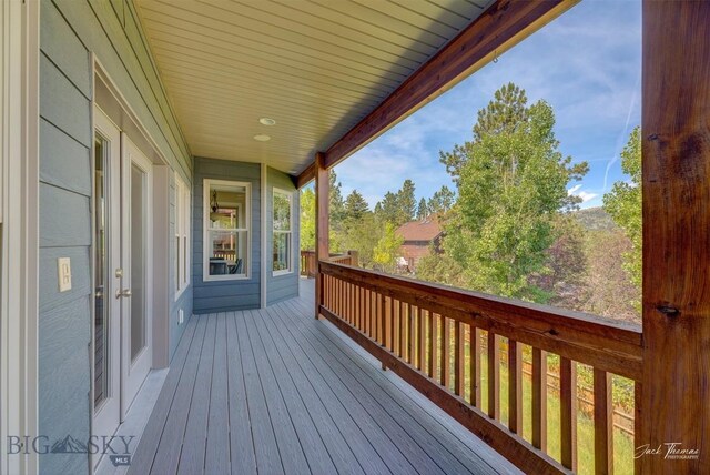 960 Strawberry, Helena, MT 59601 - view of wooden terrace