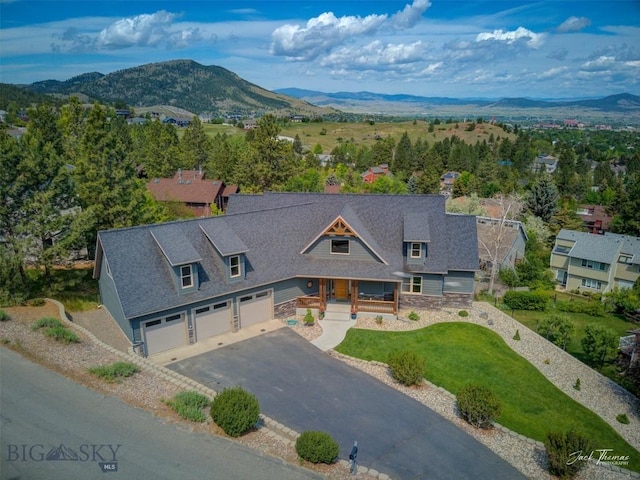 960 Strawberry, Helena, MT 59601 - view from above of property featuring mountains