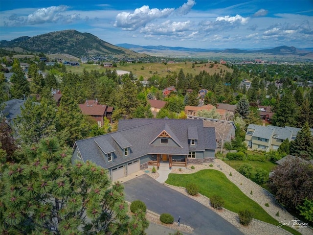 960 Strawberry, Helena, MT 59601 - aerial view of property and surrounding area with mountains