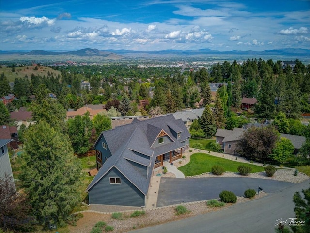 960 Strawberry, Helena, MT 59601 - aerial view of property and surrounding area featuring a mountainous background