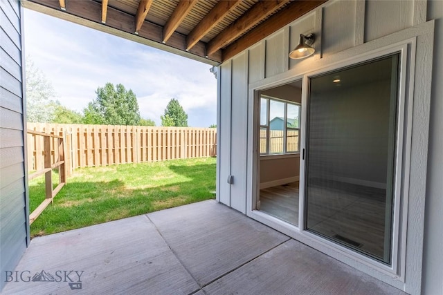 488 Meriwether Ave, Bozeman, MT 59718 - fenced backyard featuring a patio area