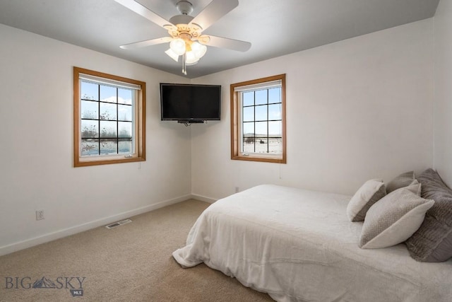 605 E Cameron Brg, Bozeman, MT 59718 - carpeted bedroom featuring baseboards and ceiling fan