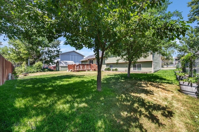 704 Mayfair Dr, Belgrade, MT 59714 - fenced backyard with a deck