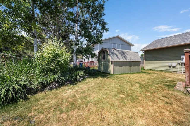 704 Mayfair Dr, Belgrade, MT 59714 - view of grassy yard with a storage unit