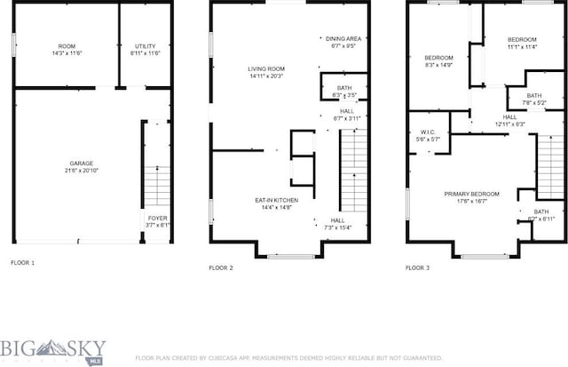 1203 Wineglass Ct Unit B, Livingston, MT 59047 - view of floor plan / room layout