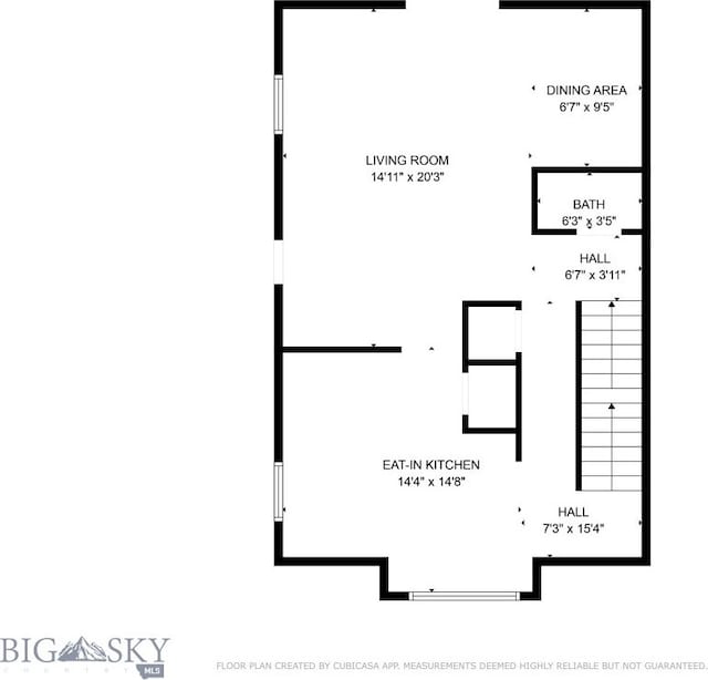 1203 Wineglass Ct Unit B, Livingston, MT 59047 - view of room layout