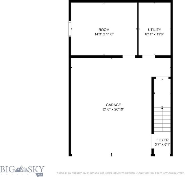 1203 Wineglass Ct Unit B, Livingston, MT 59047 - view of floor plan / room layout