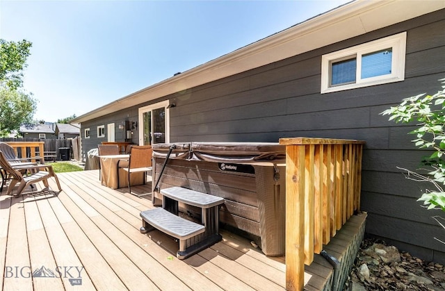 14 Peters Ln, Gardiner, MT 59030 - view of wooden terrace