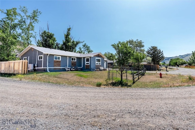 14 Peters Ln, Gardiner, MT 59030 - ranch-style home with a mountain view