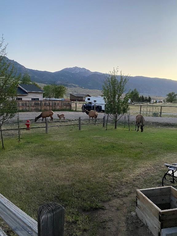 14 Peters Ln, Gardiner, MT 59030 - view of property's community with a mountain view and a rural view
