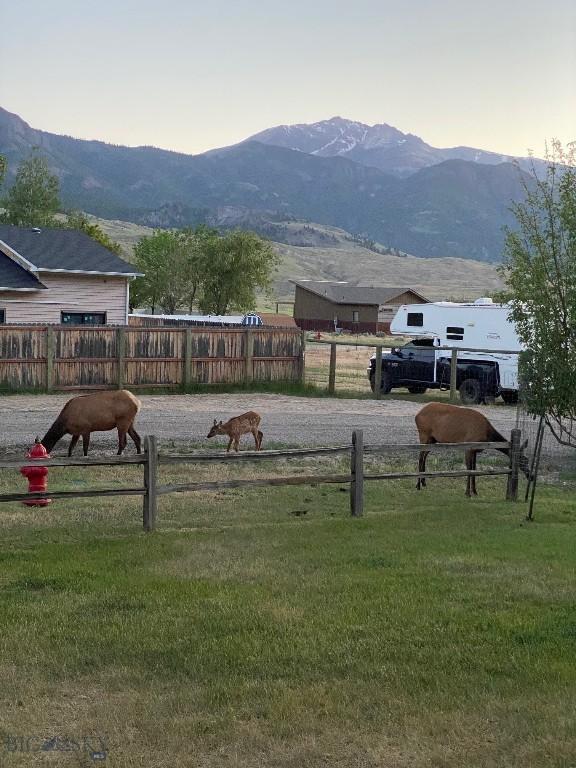14 Peters Ln, Gardiner, MT 59030 - mountain view with rural landscape
